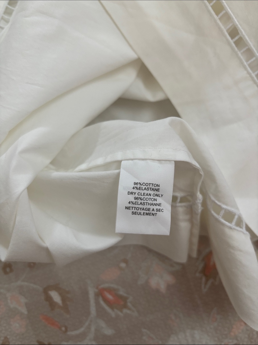 Trina Turk White Off-Shoulder Ruffle Top - Picture 6 of 7